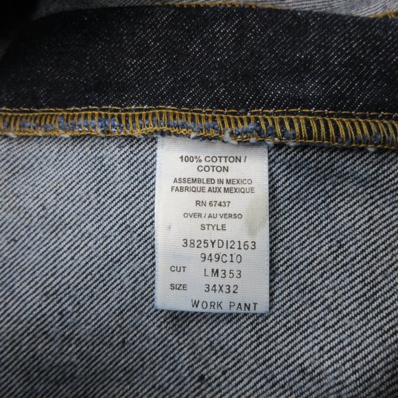 32x32 NEW! POLO JEANS CO RALPH LAUREN VINTAGE/ DEADSTOCK CARPENTER JEANS - Picture 6 of 6